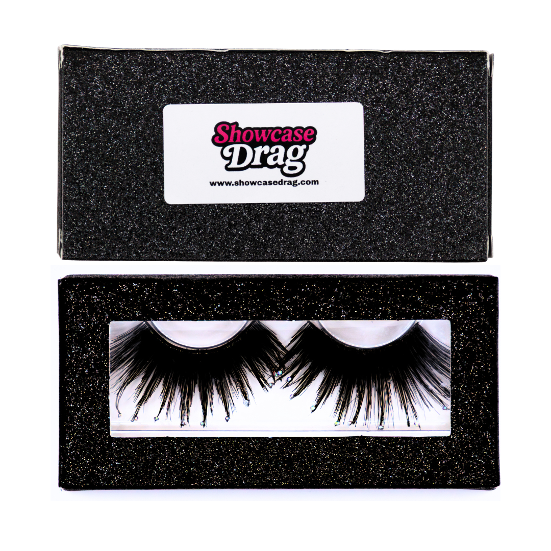 "Tip Top" - Custom Rhinestoned #301 Lashes