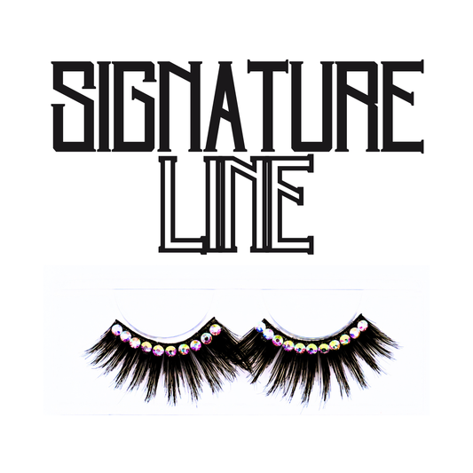 "Signature Line" - Custom Rhinestoned #301 Lashes