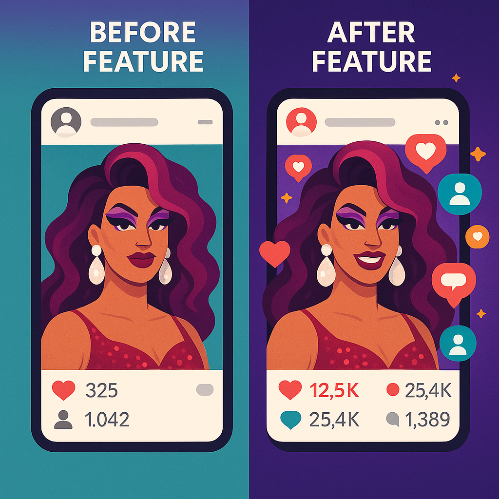 Get Featured on Showcase Drag