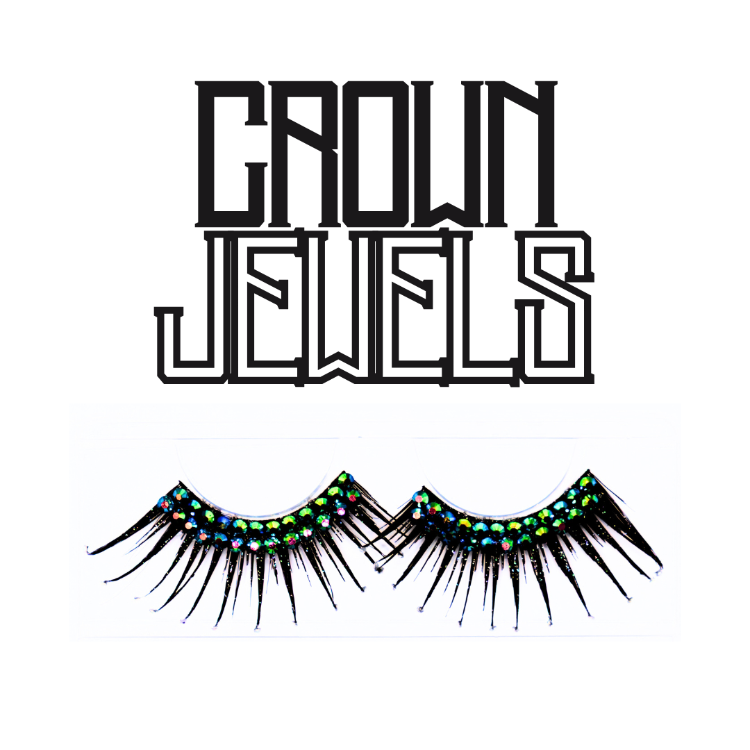 “Crown Jewels” - Custom Rhinestoned #301 Lashes