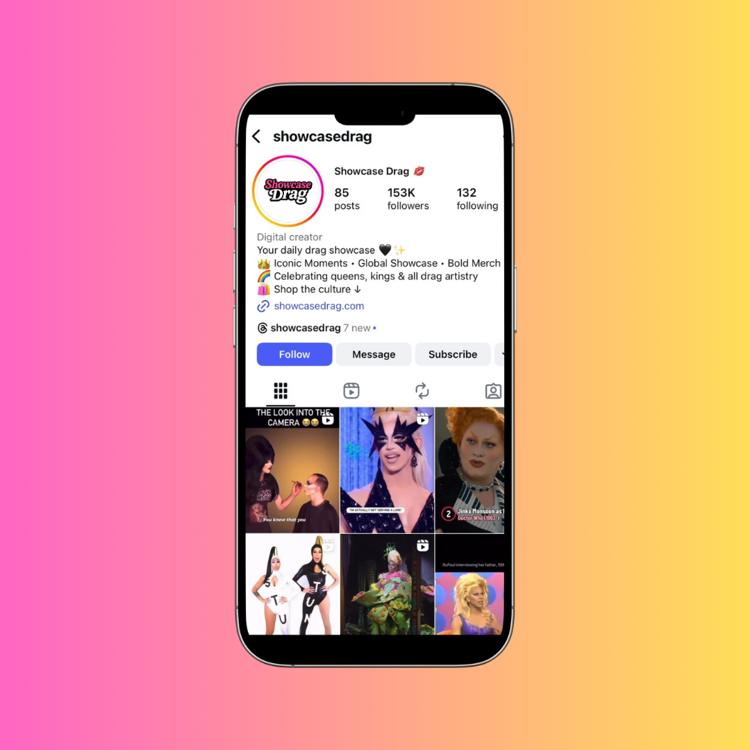 Get Featured on Showcase Drag