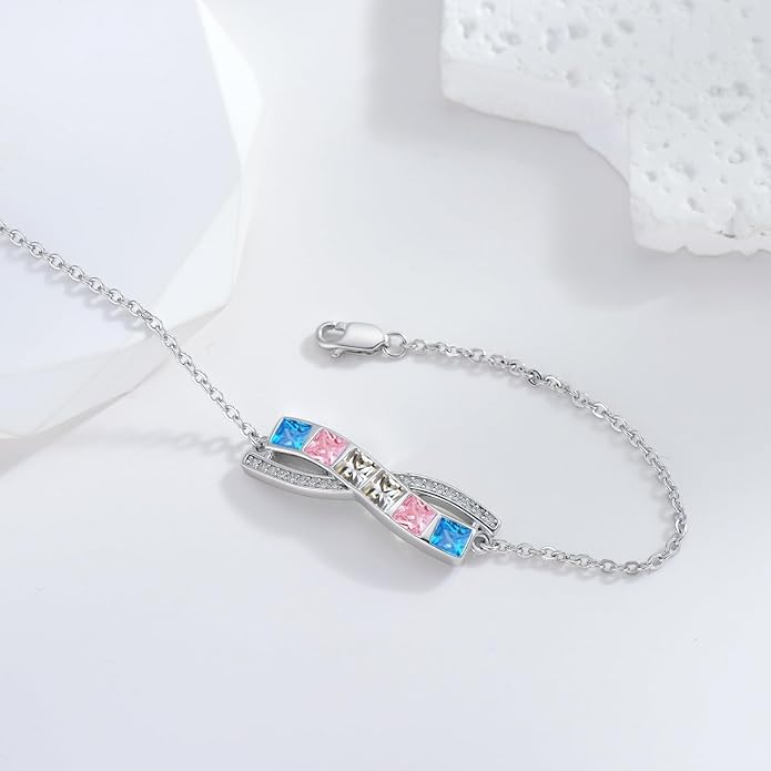 Trans Pride Sterling Silver Bracelet