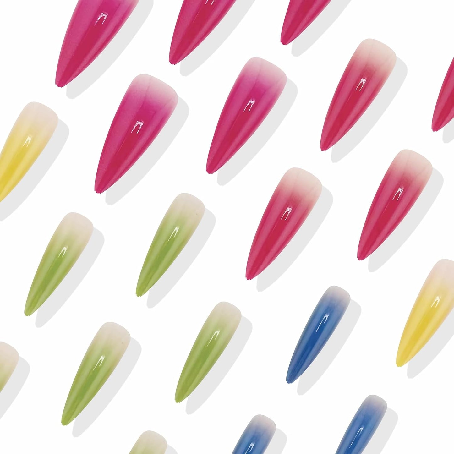 Rainbow Fantasy Stiletto Press-On Nails