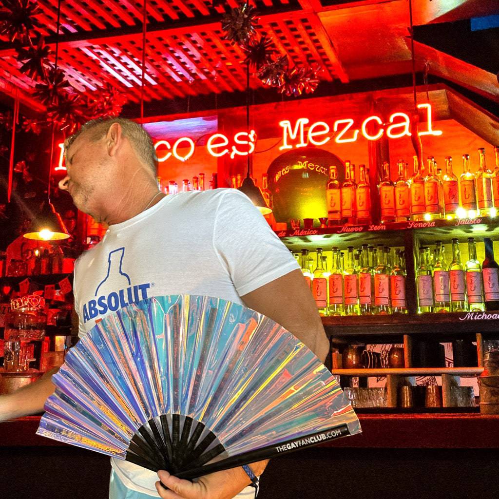 Disco Ball Holographic Fan